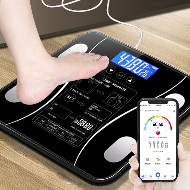 Smart Wireless Bluetooth Digital Weight Scale