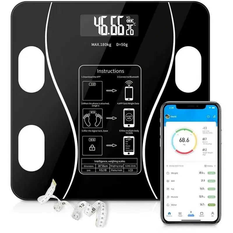 Smart Wireless Bluetooth Digital Weight Scale